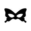 Masquerade icon vector. Mask illustration sign. Carnival symbol. Carnival mask logo. Royalty Free Stock Photo