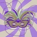 Masquerade Mardi Gras Mask