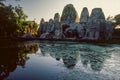 Masroor Rock-cut Temples at Masrur Hindu temples in the Kangra Valley of Beas River in Himachal Pradesh Royalty Free Stock Photo