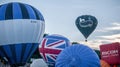 Mass Ascension at Bristol Balloon Fiesta Royalty Free Stock Photo