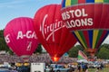 Mass ascent - Bristol International Balloon Fiesta Royalty Free Stock Photo