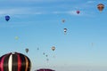 Mass ascent Bristol International Balloon Fiesta Royalty Free Stock Photo