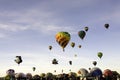 Mass Ascention at Albuquerque Balloon Fiesta Royalty Free Stock Photo