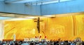 Mass Basilica Holy Trinity Fatima Portugal Royalty Free Stock Photo