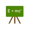 Mass energy equivalence in physics Royalty Free Stock Photo