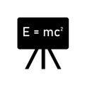 Mass energy equivalence in physics Royalty Free Stock Photo