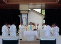 Mass in Fatima Royalty Free Stock Photo