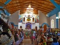 Mass on the festivity of the Virgin of Nativity - Cusco Royalty Free Stock Photo