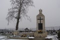 Liszki, village in Krakow County, Lesser Poland Voivodeship Cementery Cementery Royalty Free Stock Photo