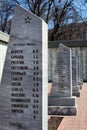 Mass grave for the soldiers in Lipetsk, Russia