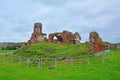 Mass grave of soldiers near Temple of Christmas of John the Forerunner in Fortress Oreshek near Shlisselburg, Russia