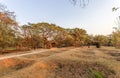 Mass graves excavated, Choeng Ek, suburbs Phnom Penh, Cambodia. Royalty Free Stock Photo