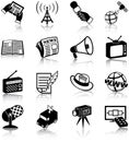 Mass media icons