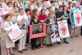'Mass Media - stop lying!' in Moscow, Russia