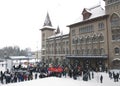 Mass-meeting to oppositions in Saratov.