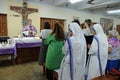 Mass at Mother Teresa`s grave at Mother`s house in Kolkata
