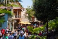 Disneyland Crowds Fill Sidewalks