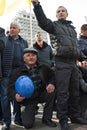 Mass protests of miners