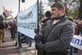 Mass protests of miners