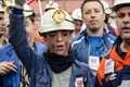 Mass rally in defense of the miners in Langreo