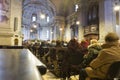 Mass in Sant`Antonio Abate church 