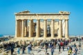 The temple of the Parthenon, Athens, Greece