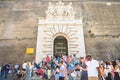 Mass-tourism at Vatican Museum in Rome Royalty Free Stock Photo