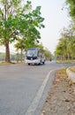 The Mass Transportation of Chiangmai university. Royalty Free Stock Photo