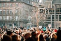 Mass unity rally held in Strasbourg following recent terrorist a