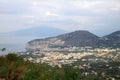 Massa Lubrense and Vesuvius, Italy