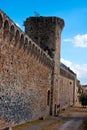 Massa Marittima - the walls Royalty Free Stock Photo