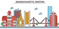 Massachusetts, Boston.City skyline