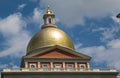 Massachusetts State House on Boston Freedom Trail Royalty Free Stock Photo