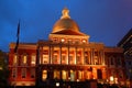 The Massachusetts State House in Boston Royalty Free Stock Photo