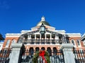 Massachusetts State House& x27;s gate in Boston Royalty Free Stock Photo