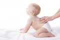 Massage for baby Royalty Free Stock Photo