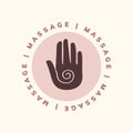 Massage and body care icon