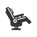 Massage Chair Icon on White Background. Vector Royalty Free Stock Photo