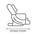 Massage chair linear icon