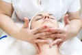 Massage and facial peels Royalty Free Stock Photo