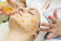 Massage and facial peels Royalty Free Stock Photo