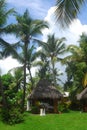 Massage hut in the Dominican Republic Royalty Free Stock Photo