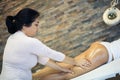 Massage for relax. Royalty Free Stock Photo