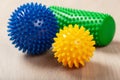 Massage rubber balls for self massage and reflexology