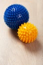 massage rubber balls for self massage and reflexology Royalty Free Stock Photo