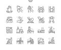 Massage salon Well-crafted Pixel Perfect Vector Thin Line Icons 30 2x Grid for Web Graphics and Apps