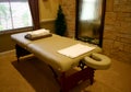 Massage Table Royalty Free Stock Photo