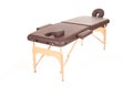 Massage Table isolated Royalty Free Stock Photo