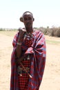 Massai man Royalty Free Stock Photo