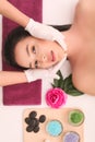 Masseur doing massage on woman body in the spa salon. Beauty treatment concept Royalty Free Stock Photo